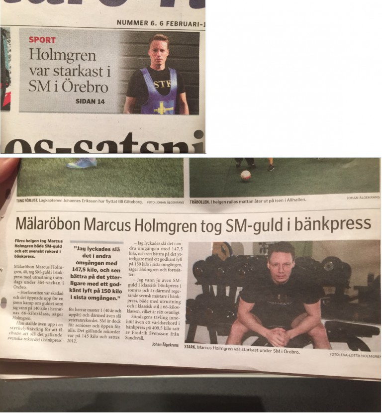 Ebbas läser tidning